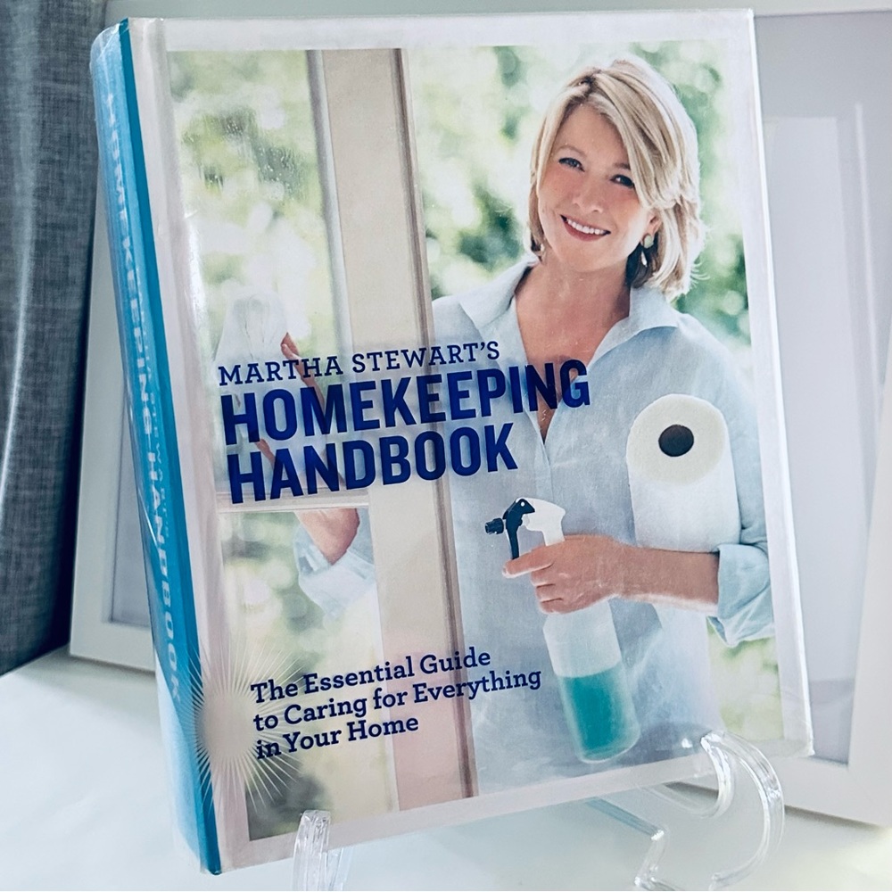 Martha Stewart Homekeeping Handbook with Blue and White Cover